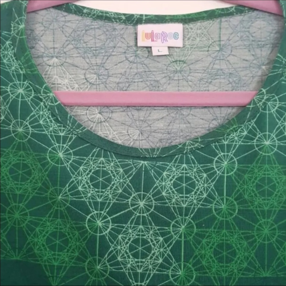 Large LuLaRoe Irma. Green